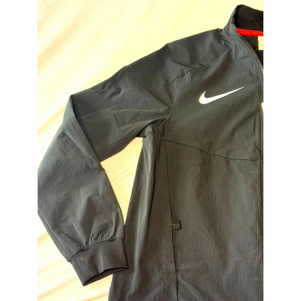 New Women's Nike Canada Team Dri-FIT Full Zip Track Jacket Black Size Small